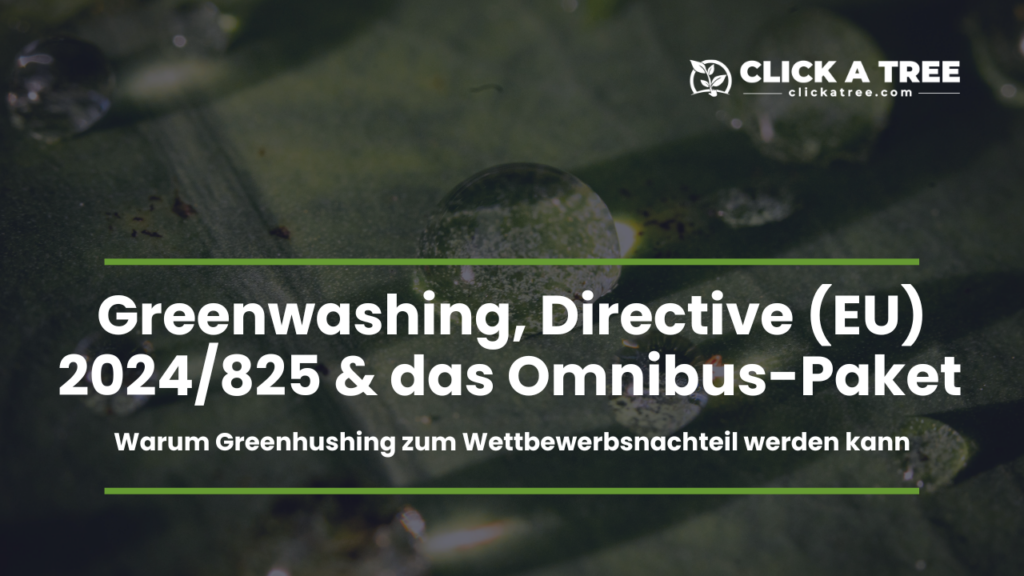 Greenwashing und Wettbewerbsnachteile diskutiert
